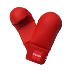 kaiten rode en blauwe vuistbeschermers, per set.