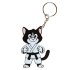 Karate kat sleutelhanger